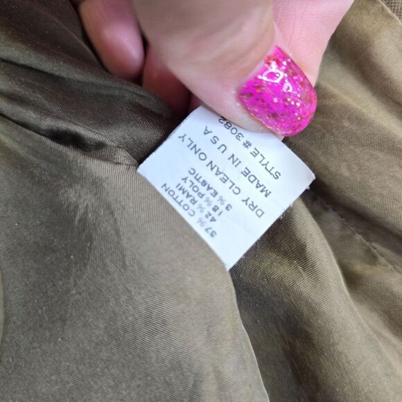 Thorn by Nancy Rose Blazers Jacket Womens 2 Brown Moto Cropped Punk Grunge - Picture 9 of 10